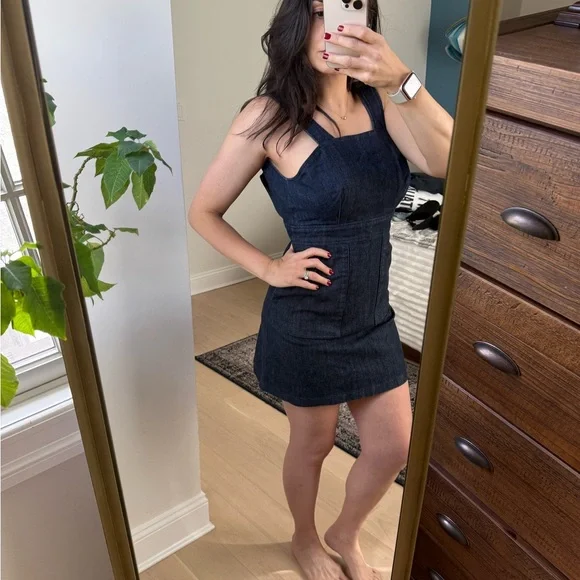 Reformation | Dresses | Reformation Elegant Denim Dress